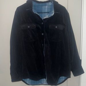 Reversible Corduroy Shacket